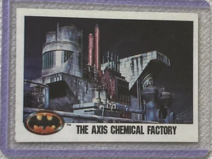 1989 Topps DC Batman Movie Trading Card #26 The Axis Chemical Factory NM - Picture 1 of 2