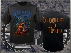 SKELETAL REMAINS - Condemned To Misery TS NEW, Old School Death Metal, GRUESOME - Picture 1 of 2