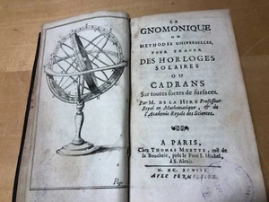 Livre La Gnomonique Ou Methodes Universelles Horloges Solaires - Year 1648 - Picture 1 of 9
