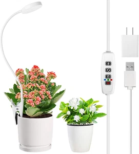 Full Spectrum LED Grow Light for Indoor Plants 72 Leds Clip Lamp (White) - Picture 1 of 12