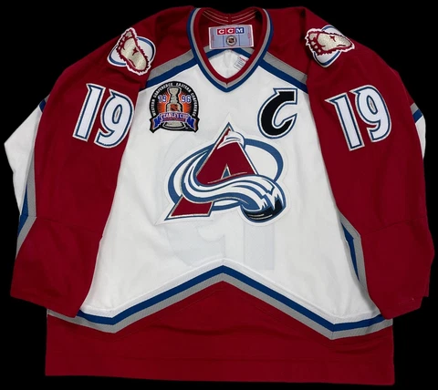 JOE SAKIC COLORADO AVALANCHE 1996 STANLEY CUP CCM JERSEY XXL Cover