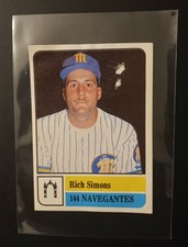 1991-92 Venezuelan Winter League Sticker Richie Simons #144