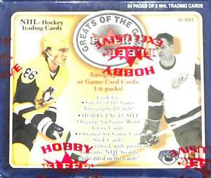2001 Fleer Greats of the Game Hockey Sealed Hobby Box