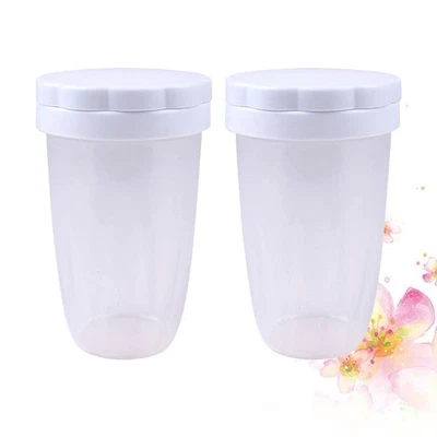  2 pezzi setaccio per farina portatile setaccio tazza cottura glassa zucchero - Immagine 1 di 4