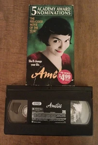 Amelie 2001 VHS French Academy Awards Jean-Pierre Jeunet Audrey Tautou TESTED - Bild 1 von 7