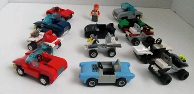 Lego Vehículo Personalizado Coches Hot Rods con Minifigura Lote Fotos Reales Foto 1 de 4