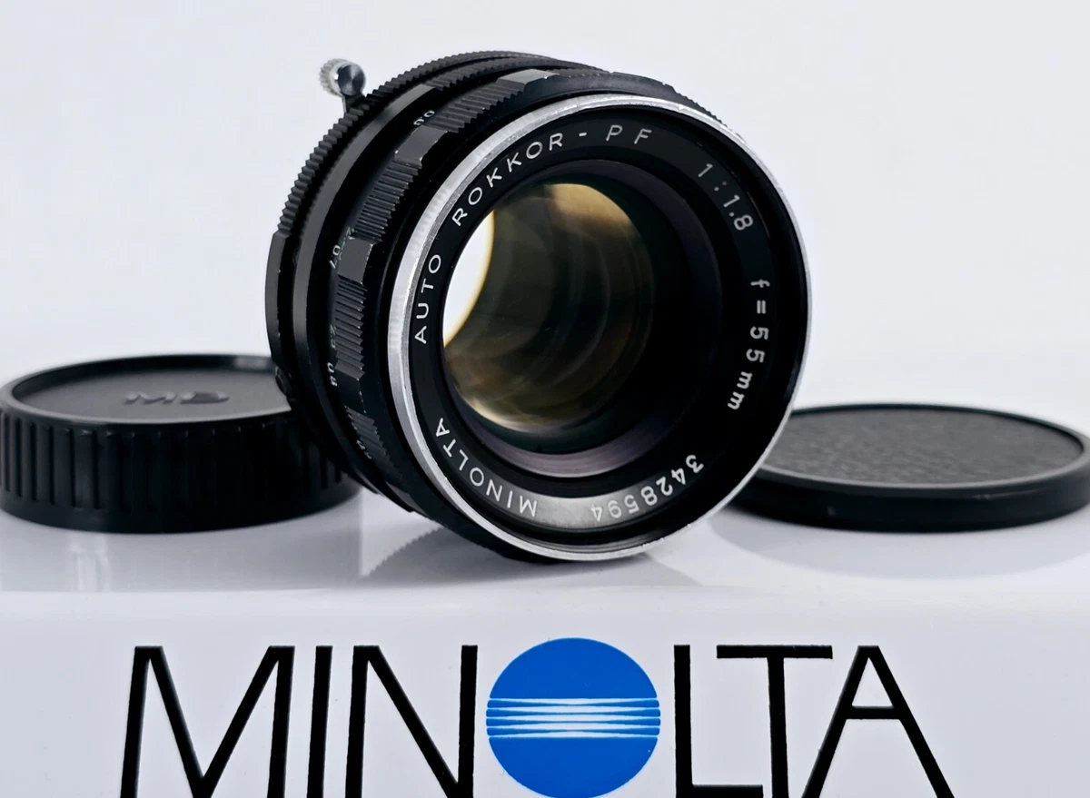 Minolta Rokkor PF 55mm Focal f/1.8 Camera Lenses for sale | eBay