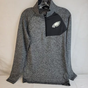NFL Philadelphia Eagles Pro Line Fanatics Size Small 1/4 Zip Pullover - Picture 1 of 8
