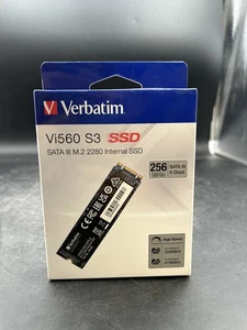 Verbatim Vi560 S3 SSD - 256 GB Iternal Solid State Hard Drive SATA III M.2 2280 - Picture 1 of 2