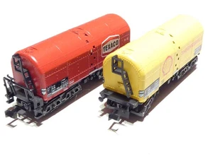 Minitrix N DB 2x 4achsiger Ölwagen rot gelb gebraucht G868 - Picture 1 of 4