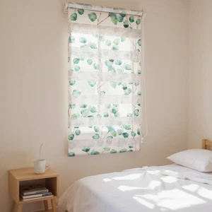 Doppelrollo 60*150 cm Leaf Blattmuster HTI living - Bild 1 von 2