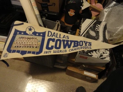 Moeda de futebol vintage 1971 Dallas Cowboys World Champions foto - Imagem 1 de 2