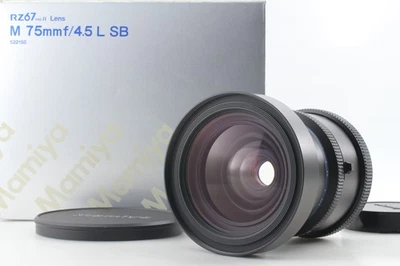 【MINT+ in Box 】 Mamiya M 75mm f4.5 L SB Lens For RZ67 Pro II IID From JAPAN 3378 - Image 1 of 4