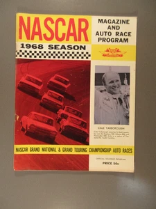 1968 NASCAR Magazine and Auto Race Program Cale Yarborough Cover - Picture 1 of 2