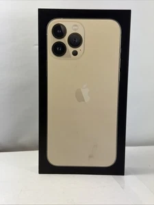 Apple iPhone 13 Pro Max Gold 256GB EMPTY BOX ONLY - Picture 1 of 4