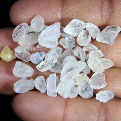 Piedra preciosa cabujón áspera faceta topacio blanco 100 % natural 69,70 cts. lote Foto 1 de 3