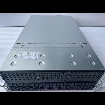 Supermicro AS-4124GS-TNR 8GPU Server 24X2.5"(4XNVME), 4X2000W, Support 8x GPU - Image 1 of 4