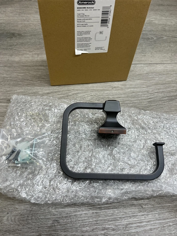 "Anillo de toalla Amerock en bronce frotado con aceite 5-3/4"" - BH36022ORB" Foto 1 de 1