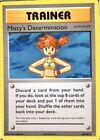 Pokemon Tcg Trainer Misty's Determination Card 80/108 2016