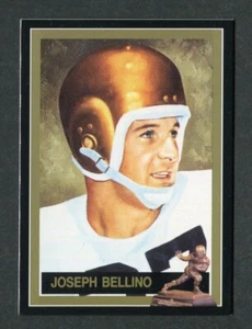 Joseph Bellino Navy NCAA Football Card 1960 Heisman Trophy Winner Collection - Picture 1 of 8