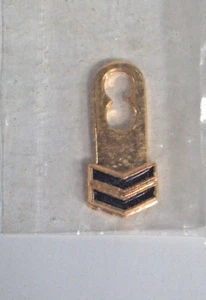 Vintage Lions Club Stripes Chevron Tab Hanging Pin 3/4" Member Award - Picture 1 of 4