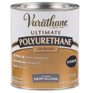 Varathane Oil-Based Ultimate Polyurethane, Quart, Clear Semi-Gloss Finish - Picture 1 of 1