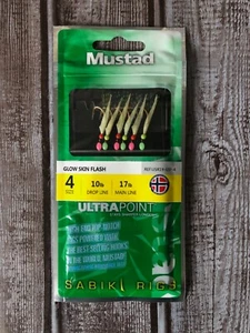 Mustad Glow Skin Flash Sabiki Rigs Size 4 - Picture 1 of 3