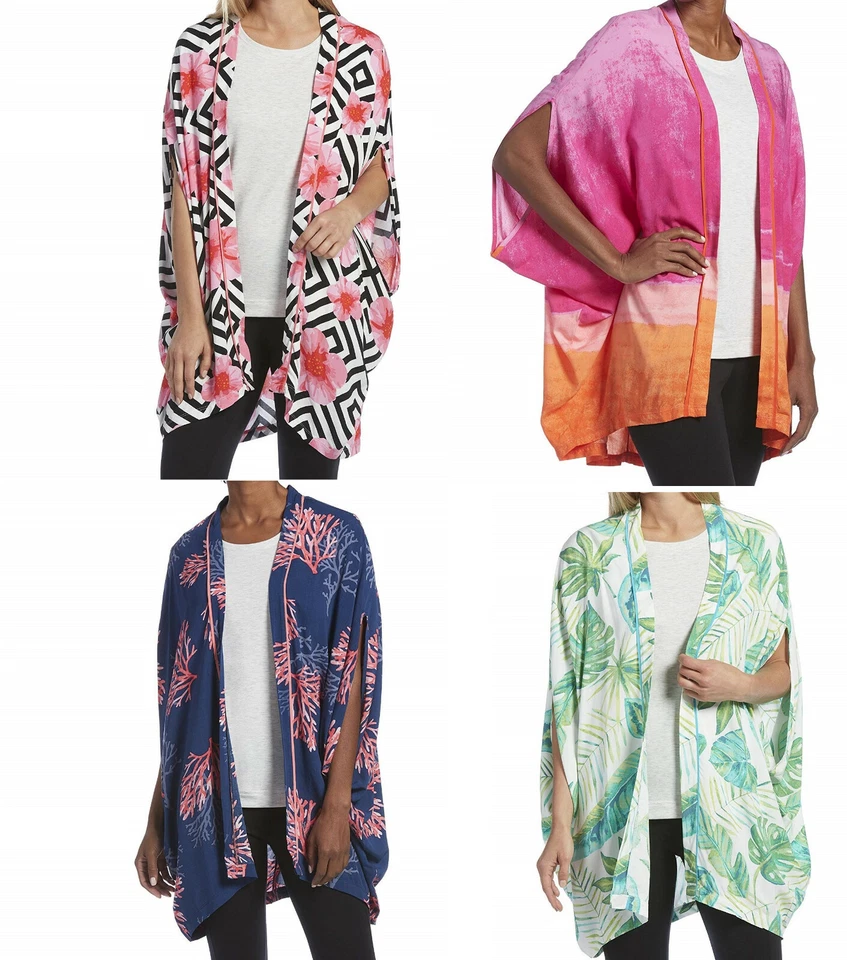 Envoltura para dormir kimono frontal abierto HUE para mujer, colores surtidos Foto 1 de 4