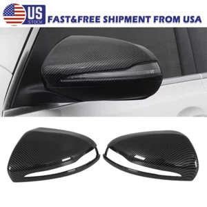 Cubierta de espejo retrovisor de fibra de carbono para Mercedes-Benz W205 X253 W213 W222 Clase C E S GLC - Imagen 1 de 12
