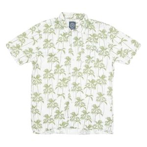 LINDBERGH Mens Hawaiian Shirt White Crazy Pattern L - Picture 1 of 6