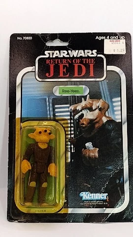 Star Wars Vintage Ree-Yees Return Of The Jedi Action Figure Complete Carded 1983 Cover