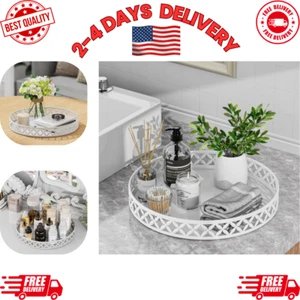 11" Vanity Tray – Decorative Countertop Organizer for Perfume, Makeup & Bathroom - Picture 1 of 19
