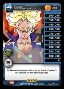 DBZ Dragon Ball Z TCG Card Panini Premiere U65 Trunks, Young Super Saiyan - Picture 1 of 1