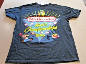 Vintage Nintendo World Championships 1990 T Shirt Gaming Mario Zelda Size M 2002 - Picture 1 of 7