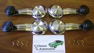 1967-1977 Chevy BLACK Knob Window Crank Set Vent Window Crank Pontiac Olds Buick - Picture 1 of 4
