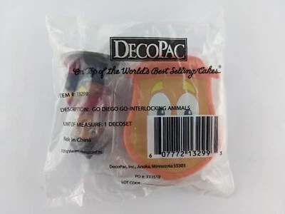 Decopac Go Diego Go Entrelazado Animal Pastel Topper Decoración Kit Cumpleaños Nuevo Foto 1 de 3