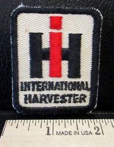 *International  Harvester IH Trademark Logo Dealer Embroidered Patch cap hat 2" - Picture 1 of 2