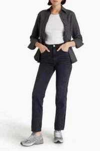 GOLDSIGN (COH Group) womens The Martin High Rise Jean size 30 Black Studio 30x30 - Picture 1 of 11