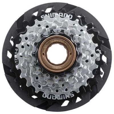 SHIMANO Tourney MF-TZ510 Silver/Black Freewheels 6/7-Speed - Image 1 of 4