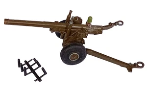 Crescent Toys 5.5" HOWITZER with Shells 1:32 Scale Vintage Diecast No.1251 - Picture 1 of 8