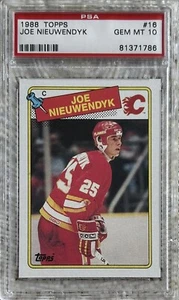 Topps Joe Neuwendyk RC 1988 PSA 10 - Imagen 1 de 2