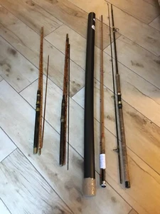 Fly Rods Daiwa Graphite 10’ Edgar Sealey 9’ Wilkes Osprey 9’ 6”c1900 +Another - Picture 1 of 12