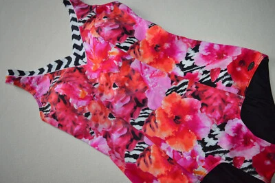 ♡NEU♡ Bezaubernder Batik Flower Leolook Badeanzug von FASHY mega chic, Gr. 48 D - Bild 1 von 4