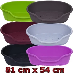 Hundekorb Hundebett Kunststoff Bett 81 cm - Bild 1 von 24