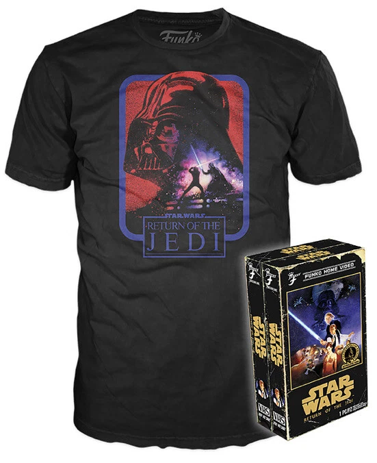 Funko Star Wars Return of The Jedi T-shirt Darth Vader Luke Mens Small