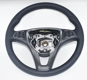 Original Mercedes Lederlenkrad w447 V Klasse Vito Lederlenkrad a0014606103 blau - Picture 1 of 4