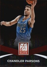 2014-15 Elite Dallas Mavericks Basketball Card #61 Chandler Parsons