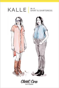 Kalle Shirt & Shirtdress (11) - Sewing Pattern - Closet Core - Sizes 0-20 - Picture 1 of 4