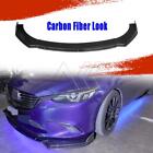 Für Mazda6 2002-2008 Frontstoßstange Lippenspoiler Splitter Valance Kohlefaser Optik