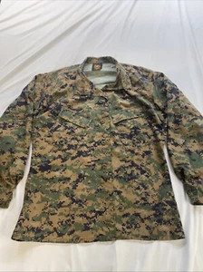US Army Airborne Cold Weather Field Jacket Woodland Camouflage BDU Medium Long - Picture 1 of 22